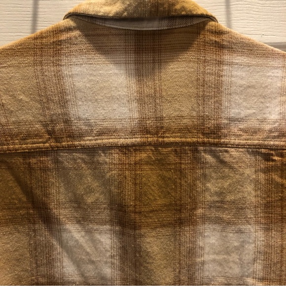 Old Navy Boyfriend Flannel Shirt L - Picture 5 of 7